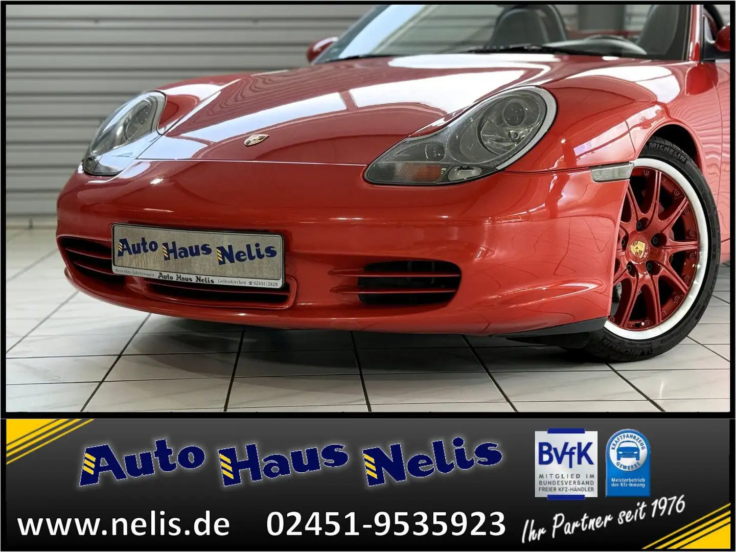 Porsche Boxster S 986 Tiptronic Leder Navi Xenon Oranje - 2
