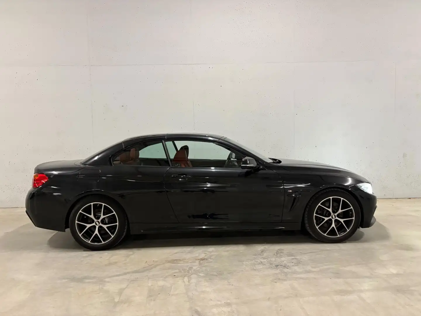 BMW 428 4-serie Cabrio 428i M-pakket Cabrio Leer Navi Černá - 2