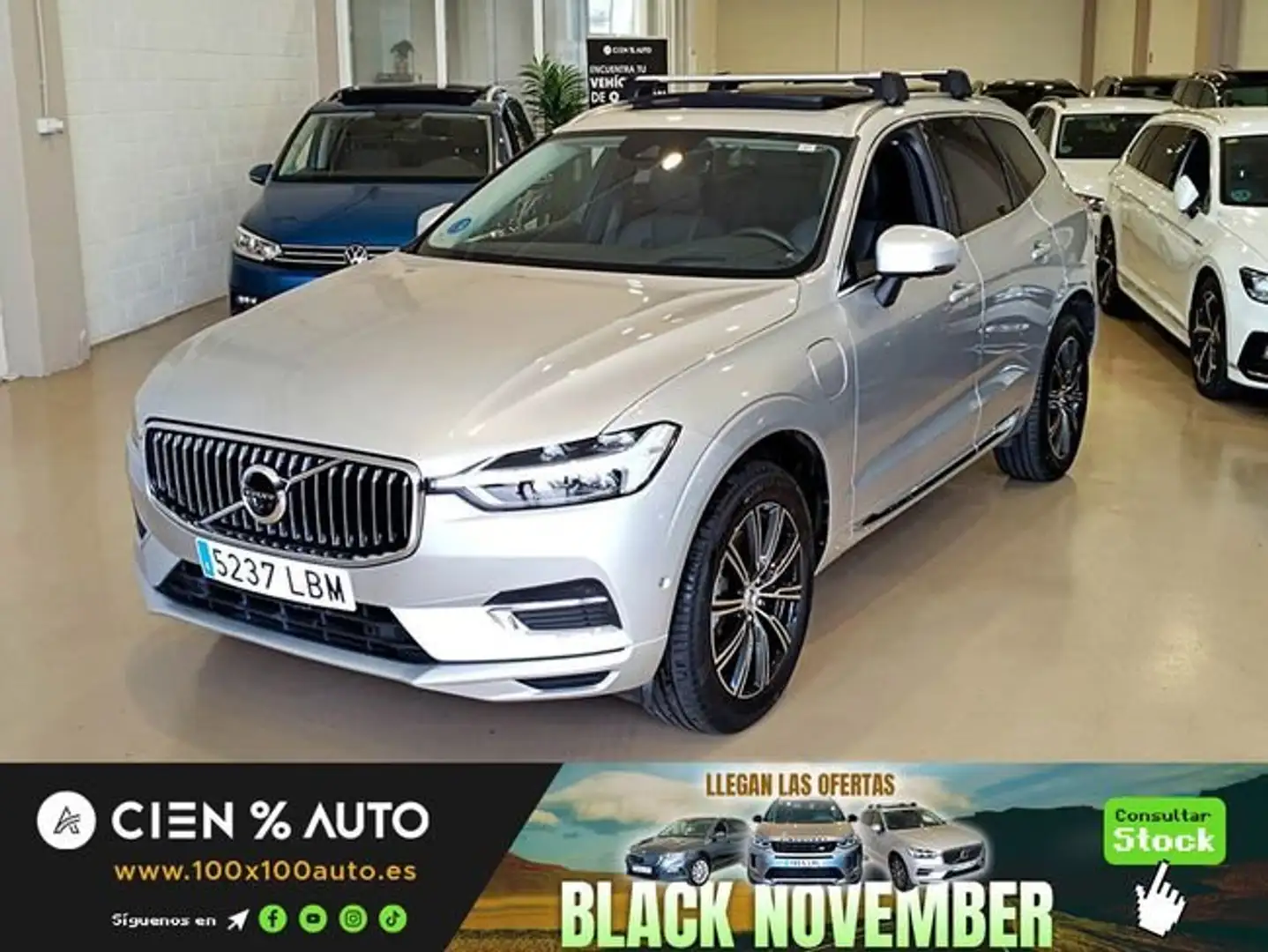 Volvo XC60 2.0 T8 AWD Inscription Auto Argent - 1