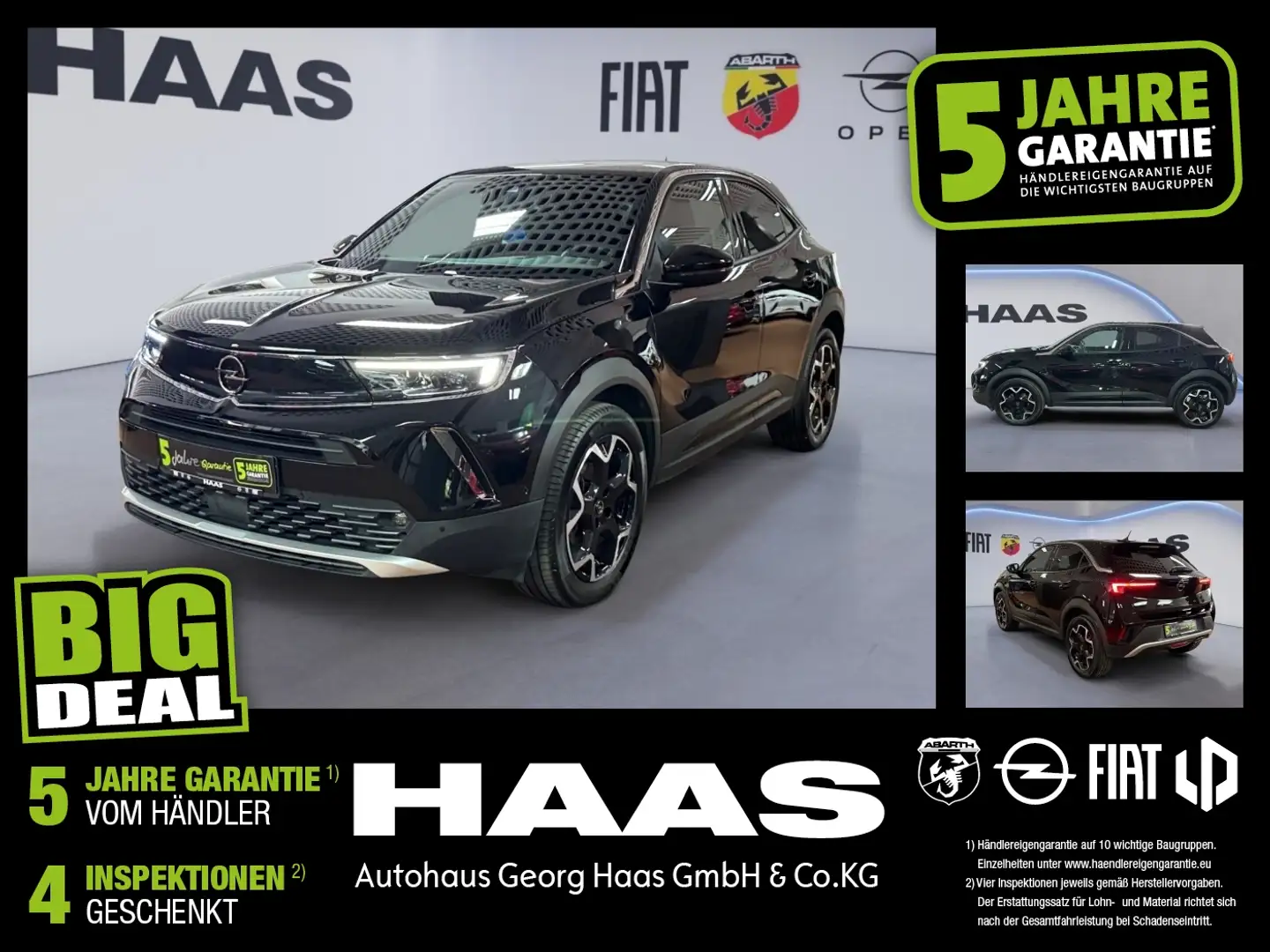 Opel Mokka 1.2 Turbo Klimaautomatik, Bluetooth, USB Schwarz - 1