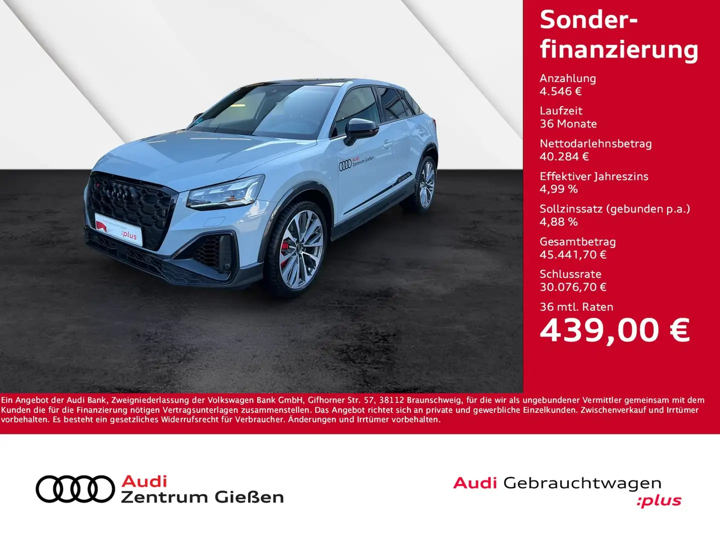 Audi SQ2 2.0 TFSI quattro Black PANO SONOS Matrix-LED Šedá - 1