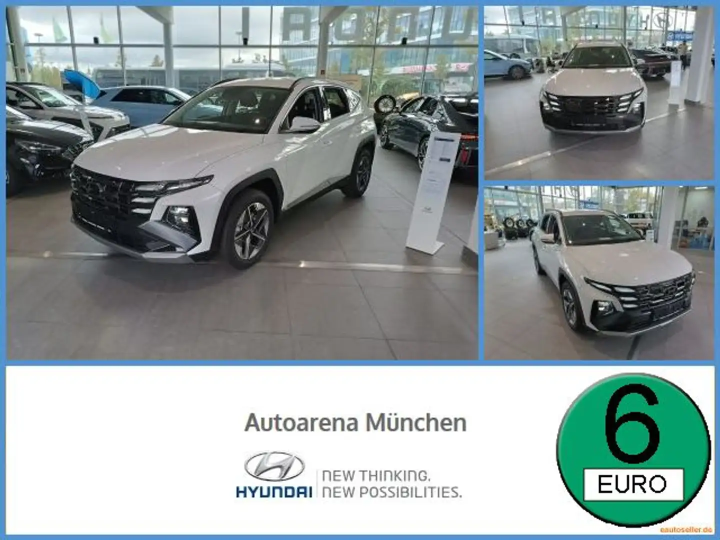 Hyundai TUCSON 1.6 T-GDI e Hybrid e)(OPF) Trend FLA LM White - 1