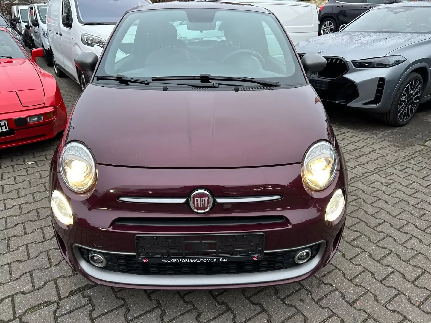Fiat 500 S Navi Leder Violett - 2