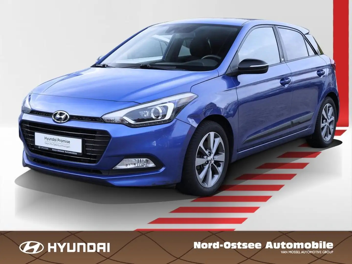 Hyundai i20 PASSION PLUS KLIMA ISOFIX Blau - 1