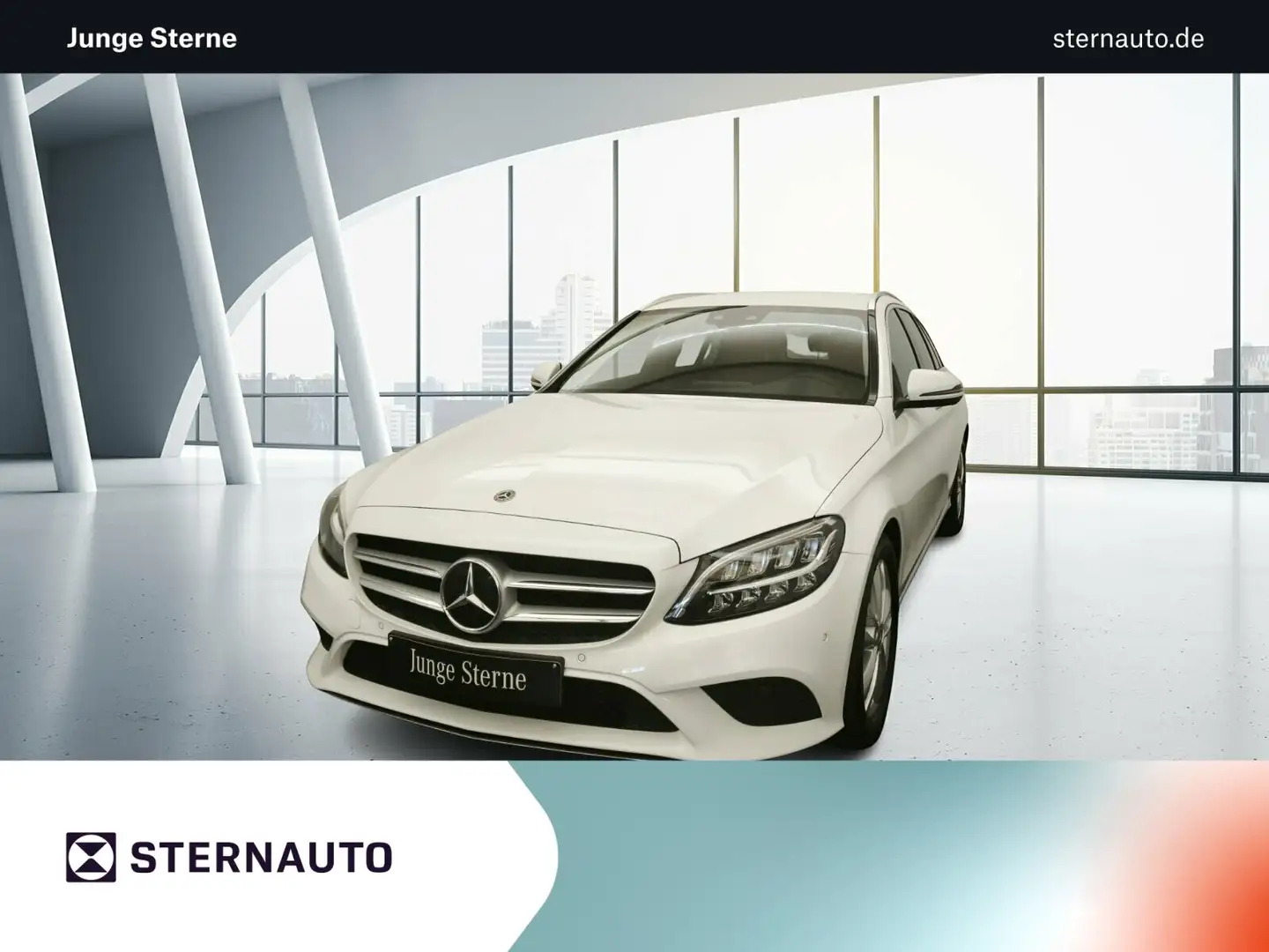 Mercedes-Benz C 200 C 200 T AVANTGARDE Navi Autom.Klima Weiß - 1