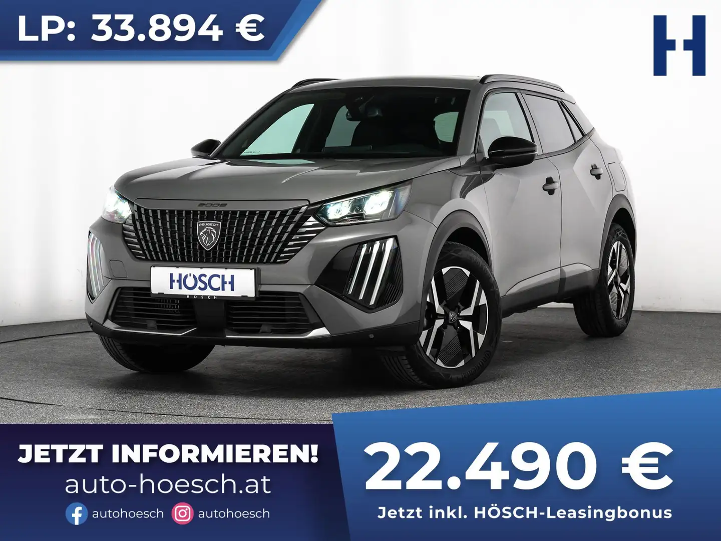 Peugeot 2008 136 Aut. Allure TOP SCHNÄPPCHEN Grau - 1