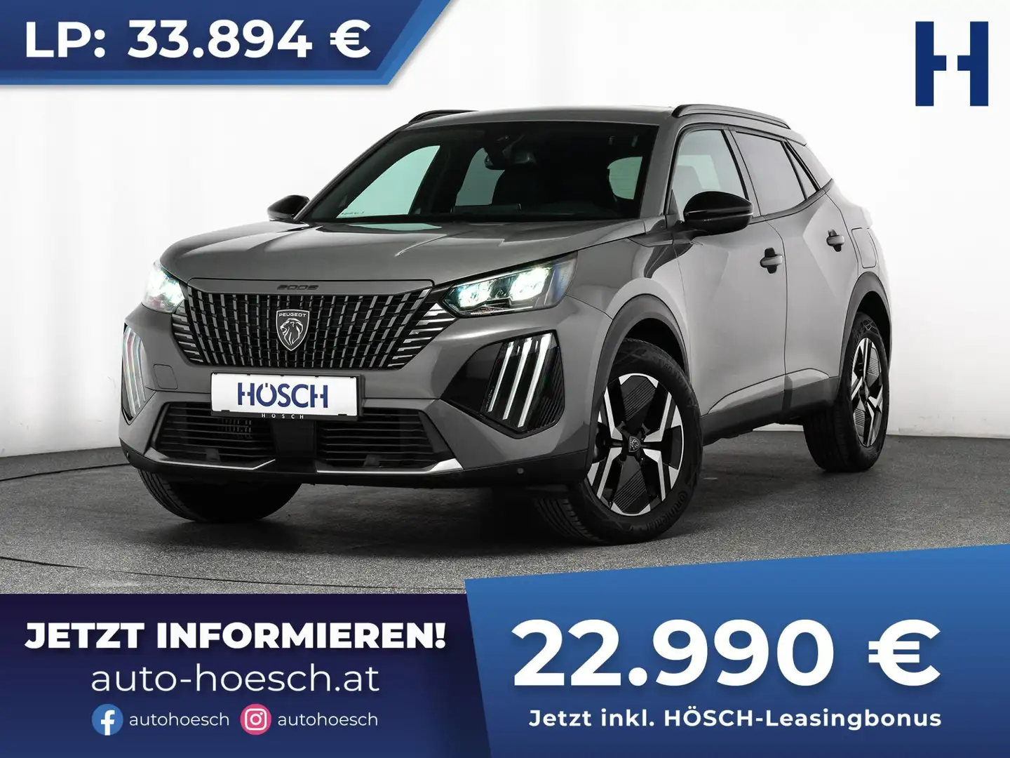 Peugeot 2008 136 Aut. Allure TOP SCHNÄPPCHEN Grau - 1