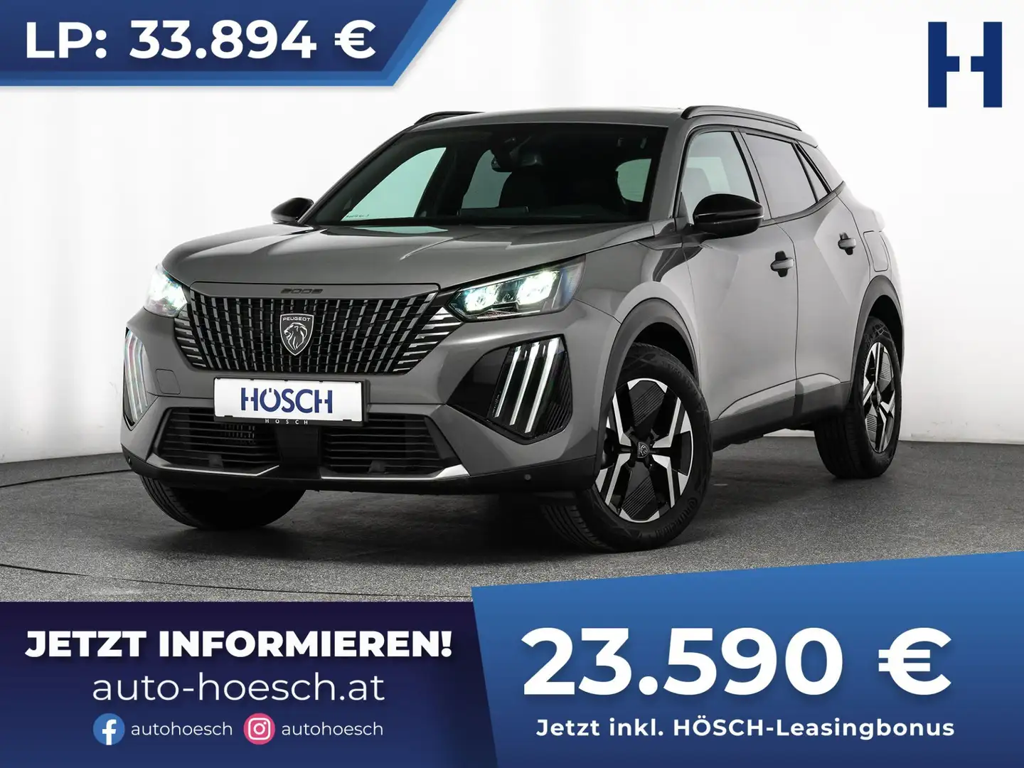 Peugeot 2008 136 Aut. Allure TOP SCHNÄPPCHEN Grau - 1