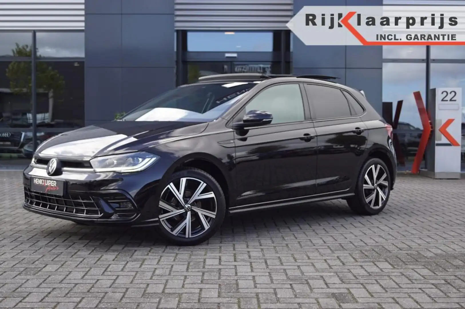 Volkswagen Polo 1.0 TSI DSG R-Line Panodak/ Camera /Virt. cockpit Zwart - 1