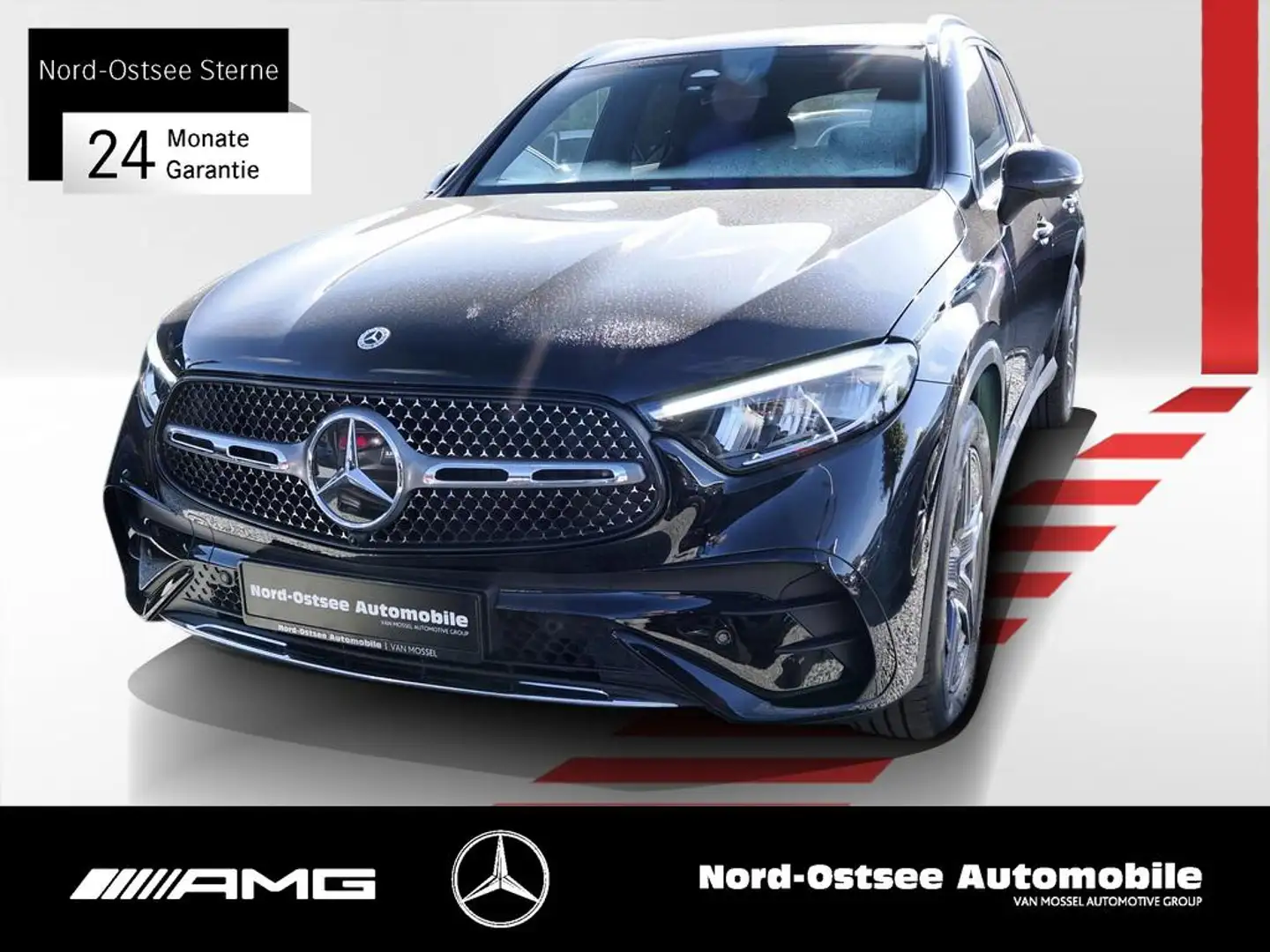 Mercedes-Benz GLC 300 d 4M AMG KAMERA AHK DISTRONIC KEYLESS Schwarz - 1