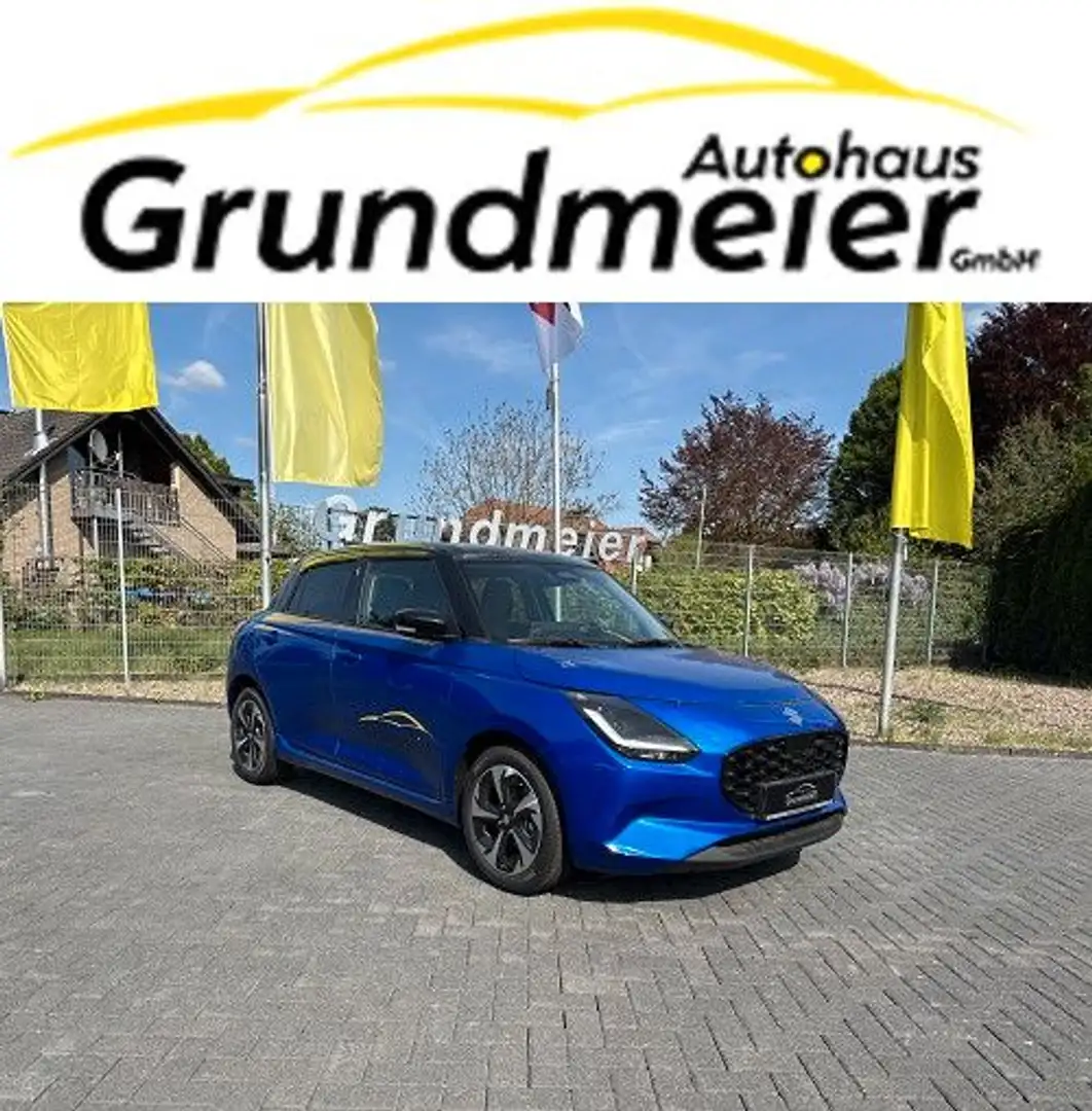 Suzuki Swift Comfort+/Navi/Klimaauto/Sitzh/Dach schwarz Blau - 1