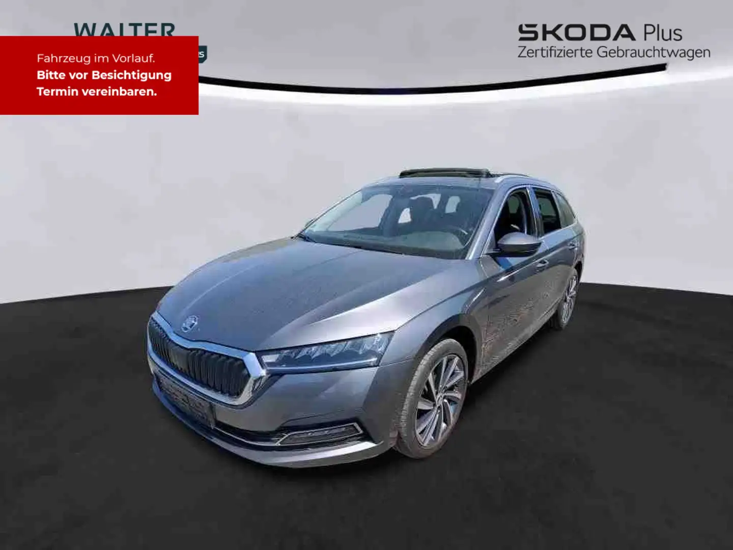 Skoda Octavia Combi 2.0 TDI DSG Style Navi AHK Pano Szary - 2