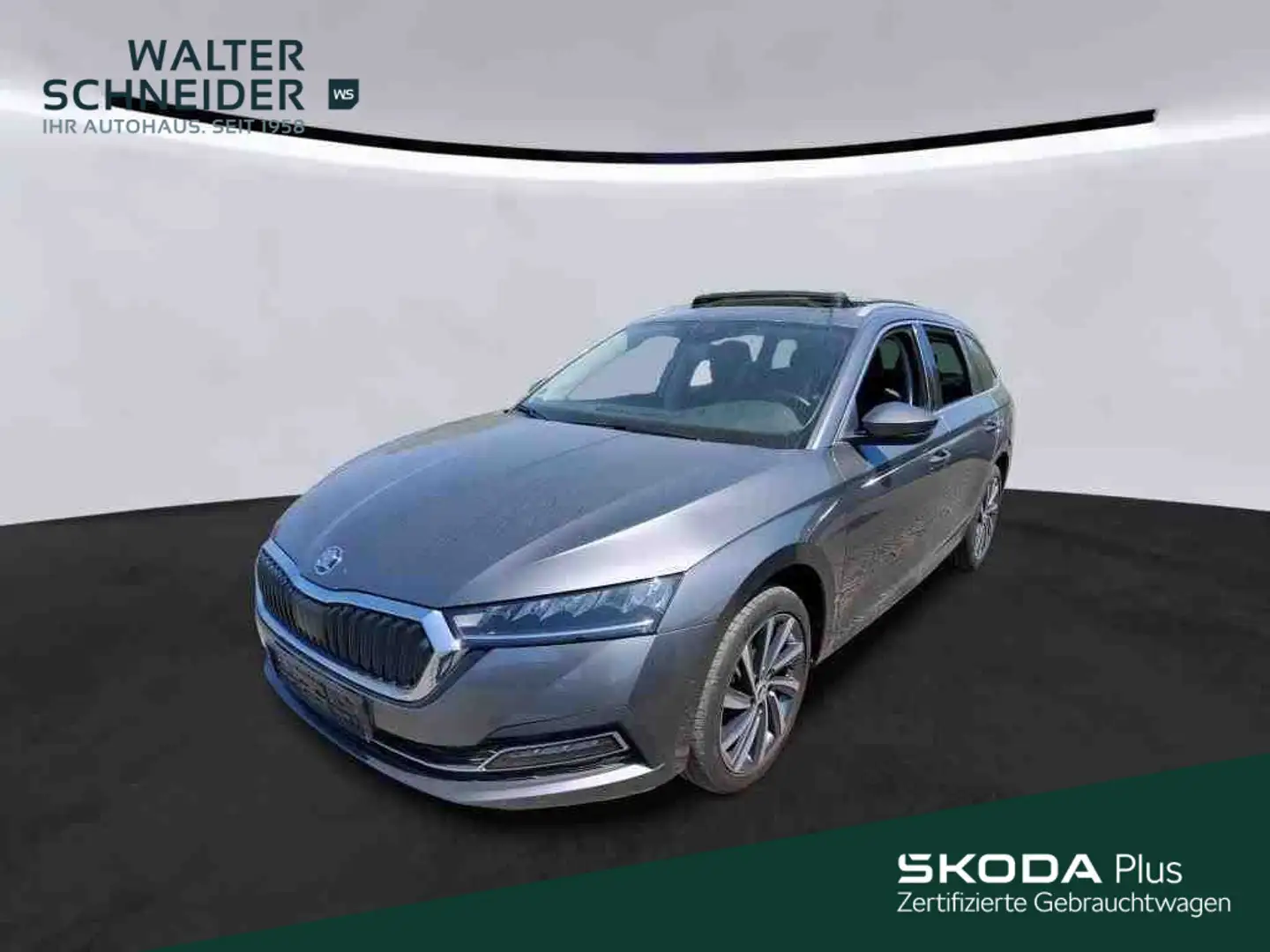 Skoda Octavia Combi 2.0 TDI DSG Style Navi AHK Pano Szary - 1