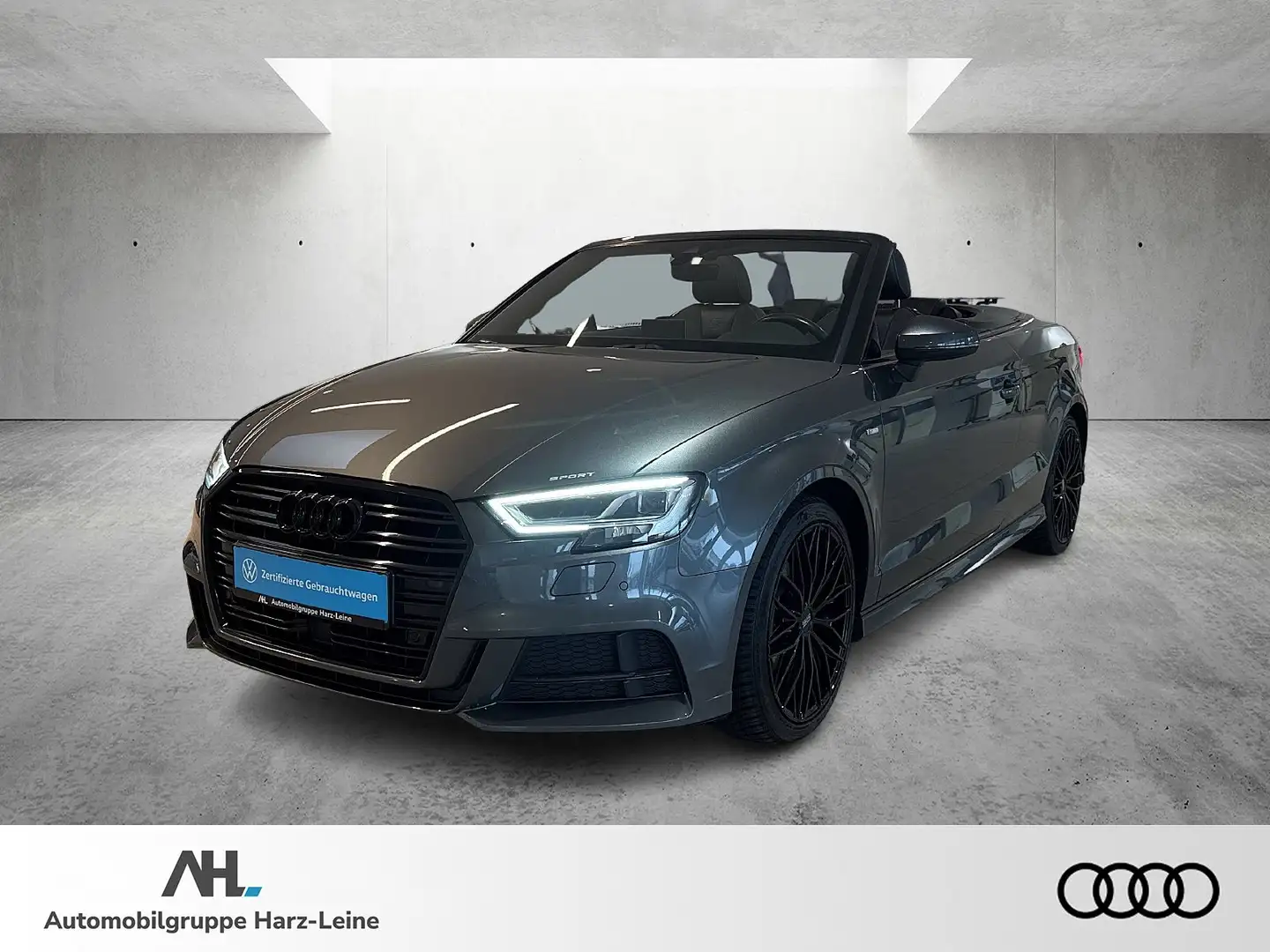 Audi A3 Cabriolet 1.4 TFSI sport S tronic S line Navi LED Silber - 1