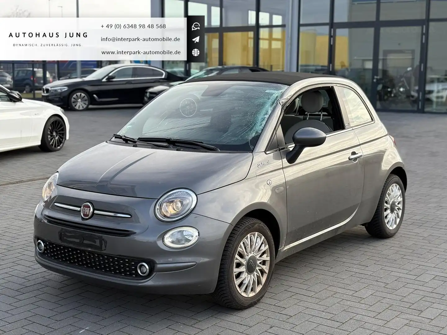 Fiat 500C 500 Lim. Dolcevita Grau - 1