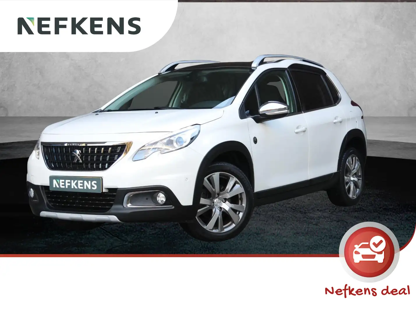 Peugeot 2008 SUV Crossway 110pk Automaat | Panoramadak | Achter Wit - 1