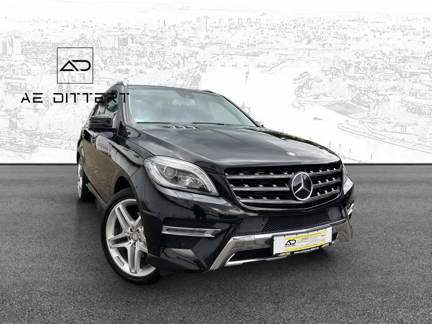 Mercedes-Benz ML 350 CDI Amg Line+Standheizung+Harman+Sch+dach Negro - 2
