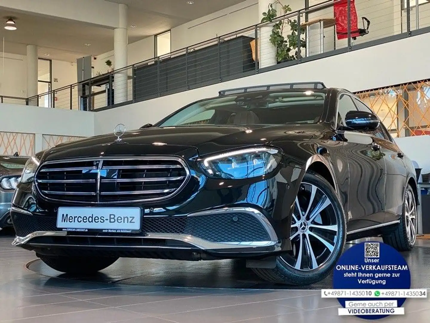 Mercedes-Benz E 300 Exclusive WideS Memory Sbel Burm. DTR 360° Zwart - 1