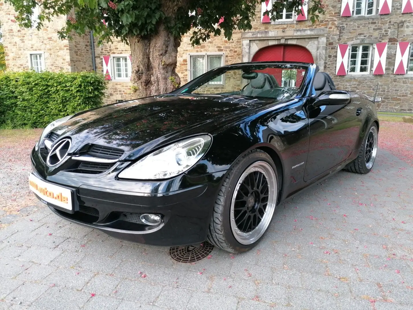 Mercedes-Benz SLK 200 ...Hinterachse neu!! 2.Hand,Scheckheft!! Noir - 1