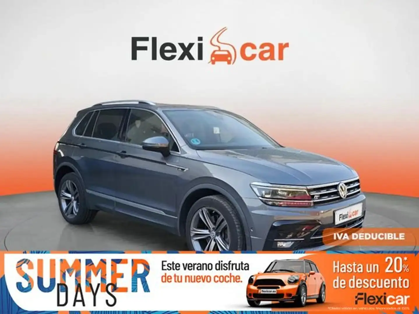 Volkswagen Tiguan Sport+2.0+TDI+176kW%28240CV%29+BMT+DSG+4Mot Gris - 1