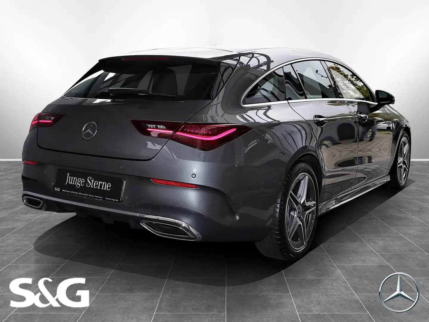 Mercedes-Benz CLA 180 AMG 360°+AHK+TOTWINKEL Grau - 2
