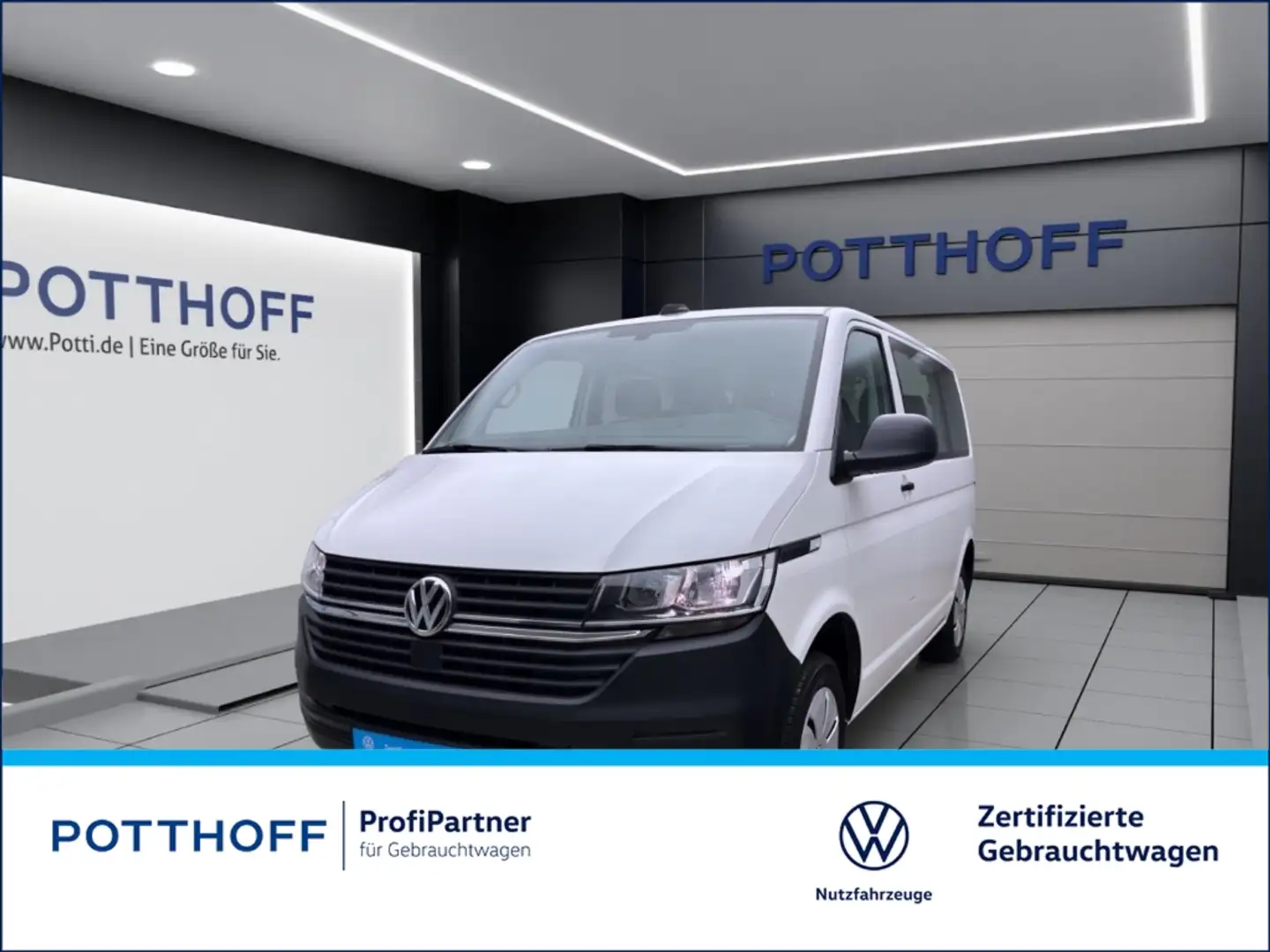 Volkswagen T6.1 Transporter Kombi 2.0 TDI 9-SITZER NAVI KLIMA PDC Weiß - 1