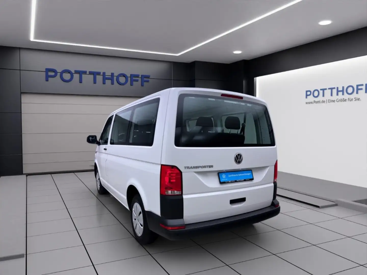 Volkswagen T6.1 Transporter Kombi 2.0 TDI 9-SITZER NAVI KLIMA PDC Weiß - 2