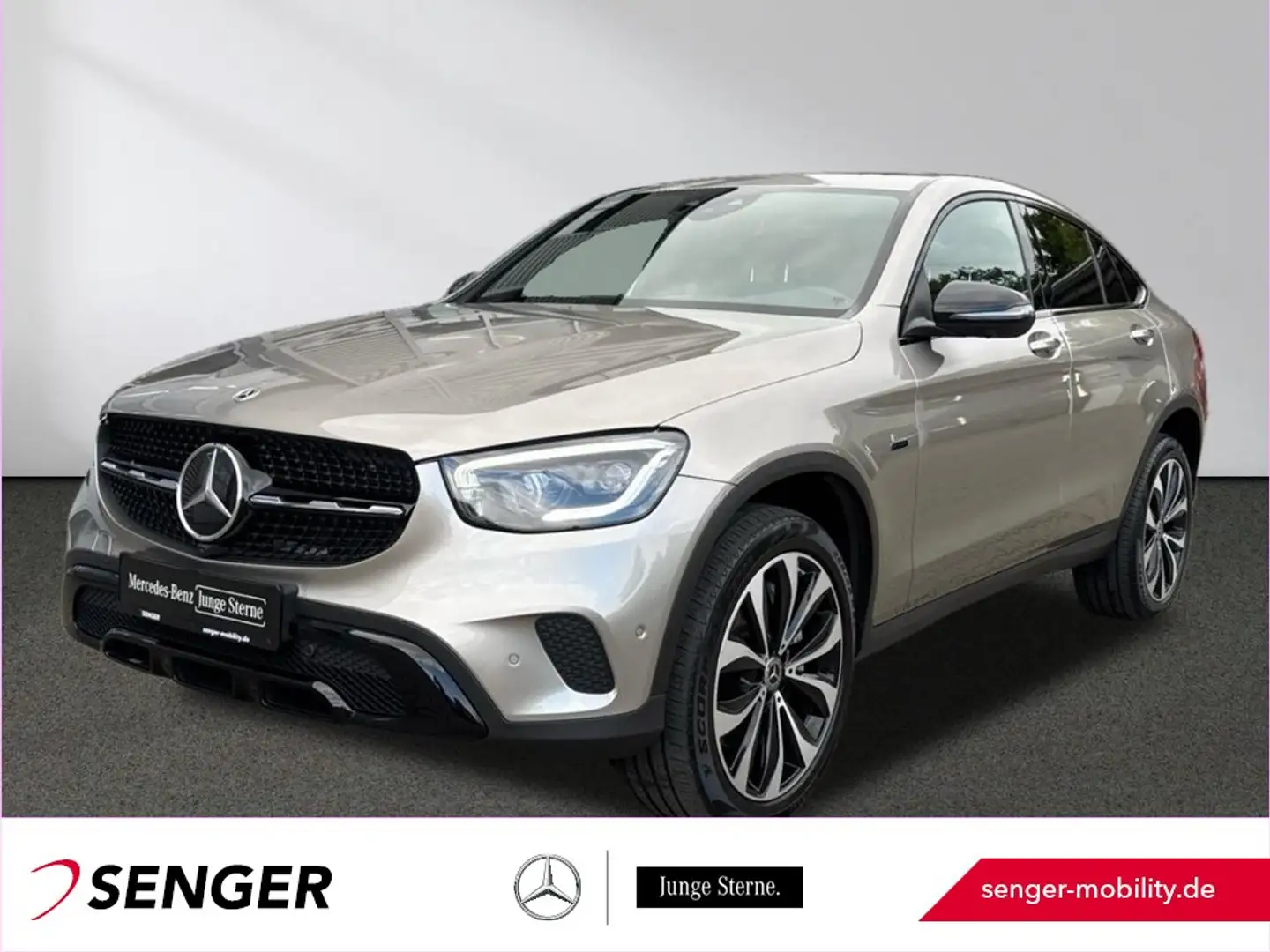 Mercedes-Benz GLC 300 de 4M Coupé Distronic Multibeam AHK 360° Argent - 1