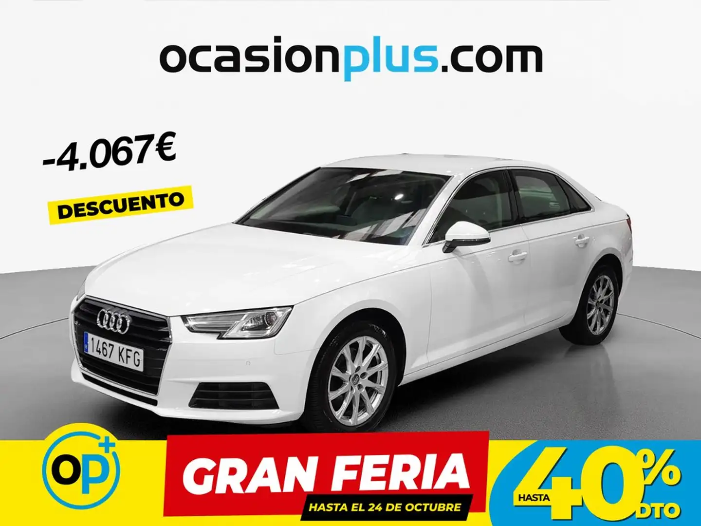 Audi A4 2.0TDI ultra Advanced ed. S tronic 110kW Blanco - 1