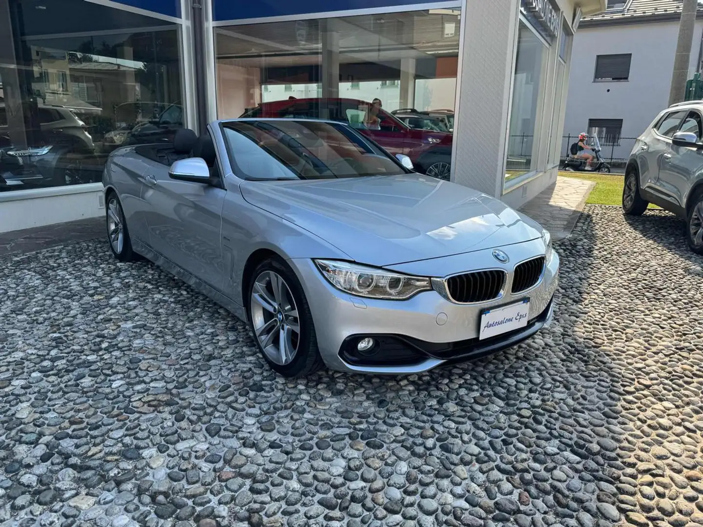 BMW 420 d Cabrio Sport Argento - 1