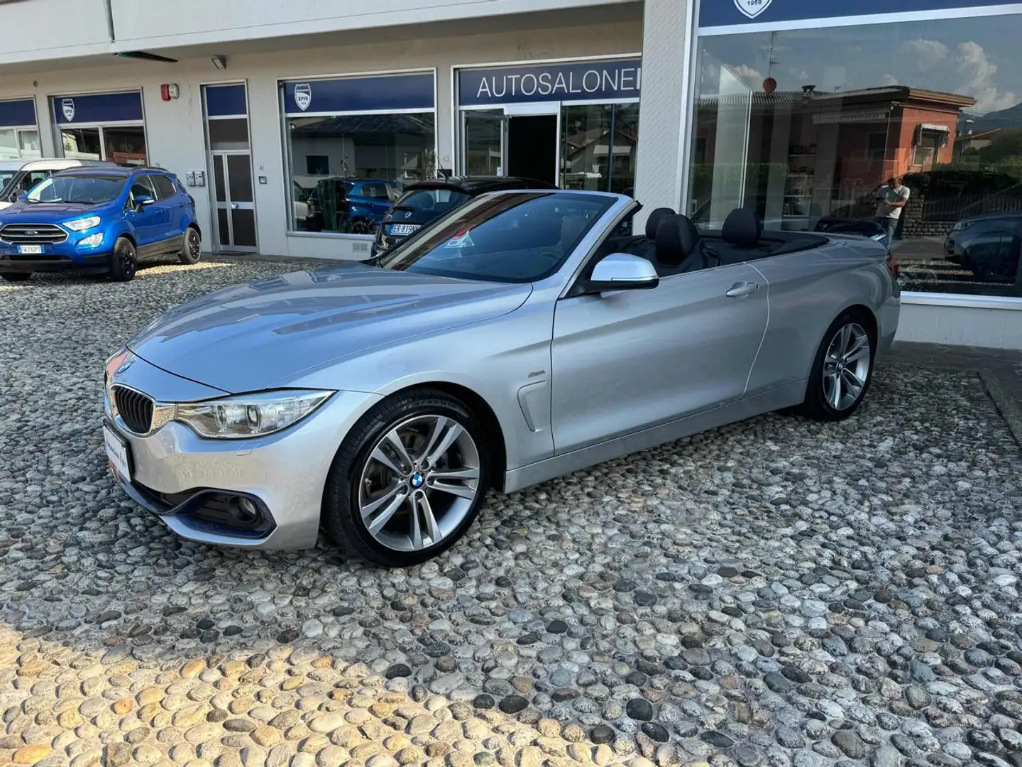 BMW 420 d Cabrio Sport Argento - 2