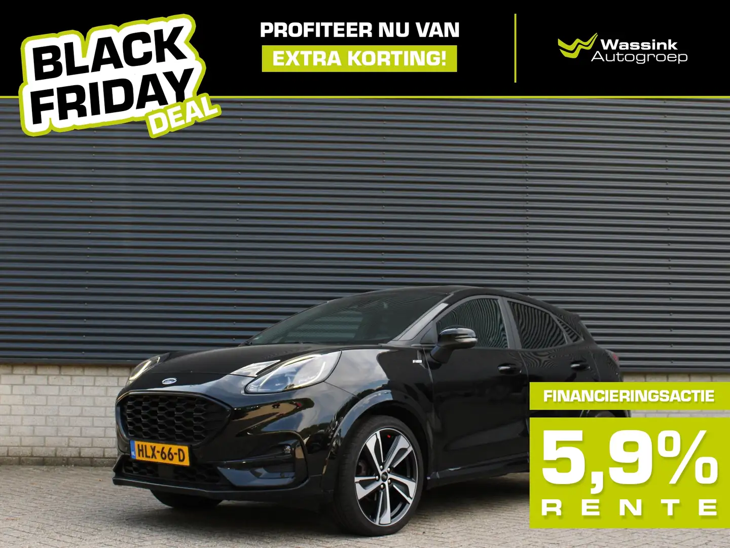 Ford Puma BLACK FRIDAY DEAL I ST-Line Vignale 125pk Automaat Noir - 1
