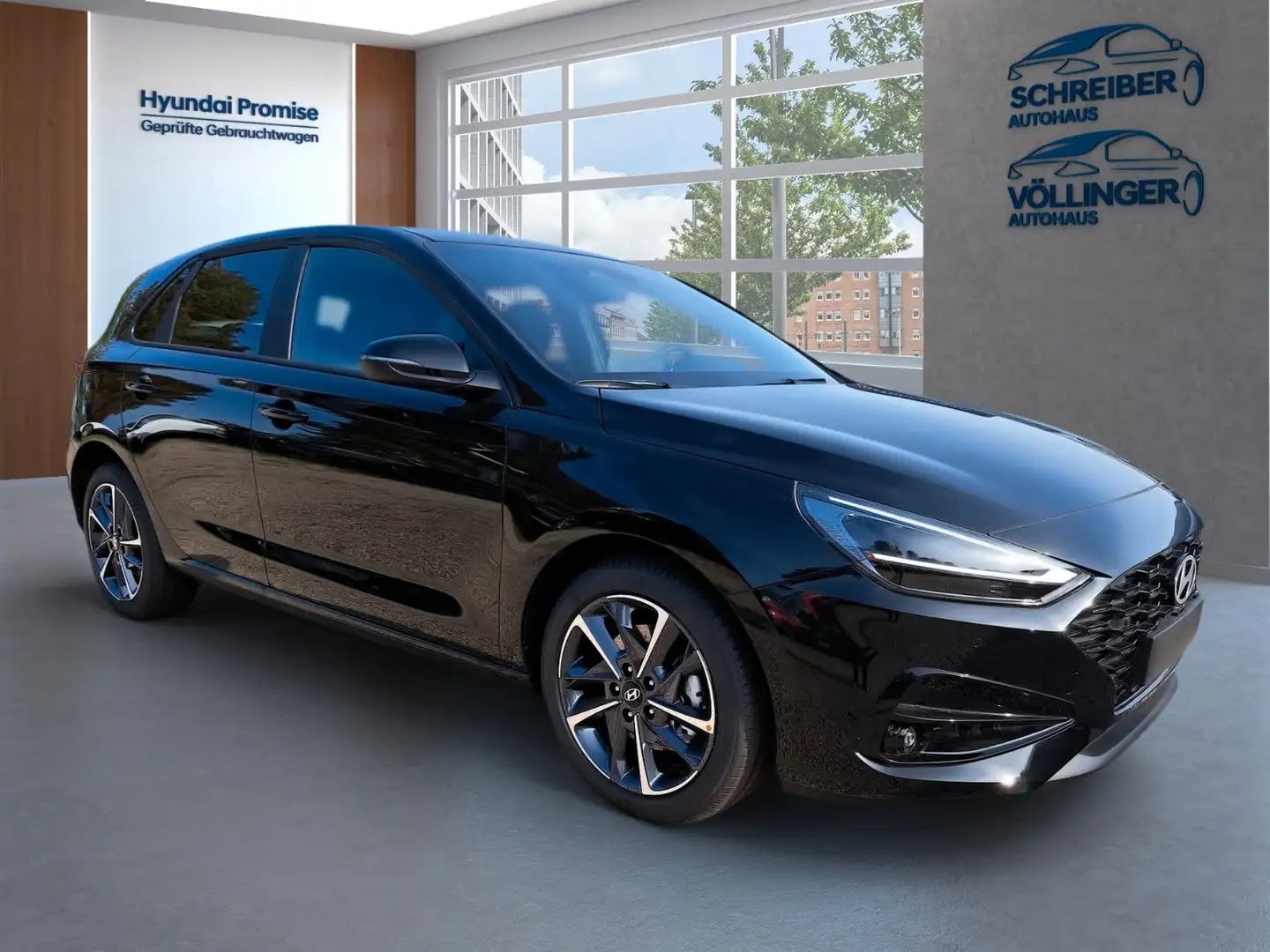 Hyundai i30 Advantage Automatik Modelljahr 25 100PS Schwarz - 2