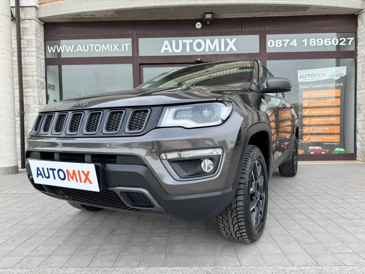 Jeep Compass 2.0 Mjt Trailhawk 4x4 170cv Auto Grigio - 2