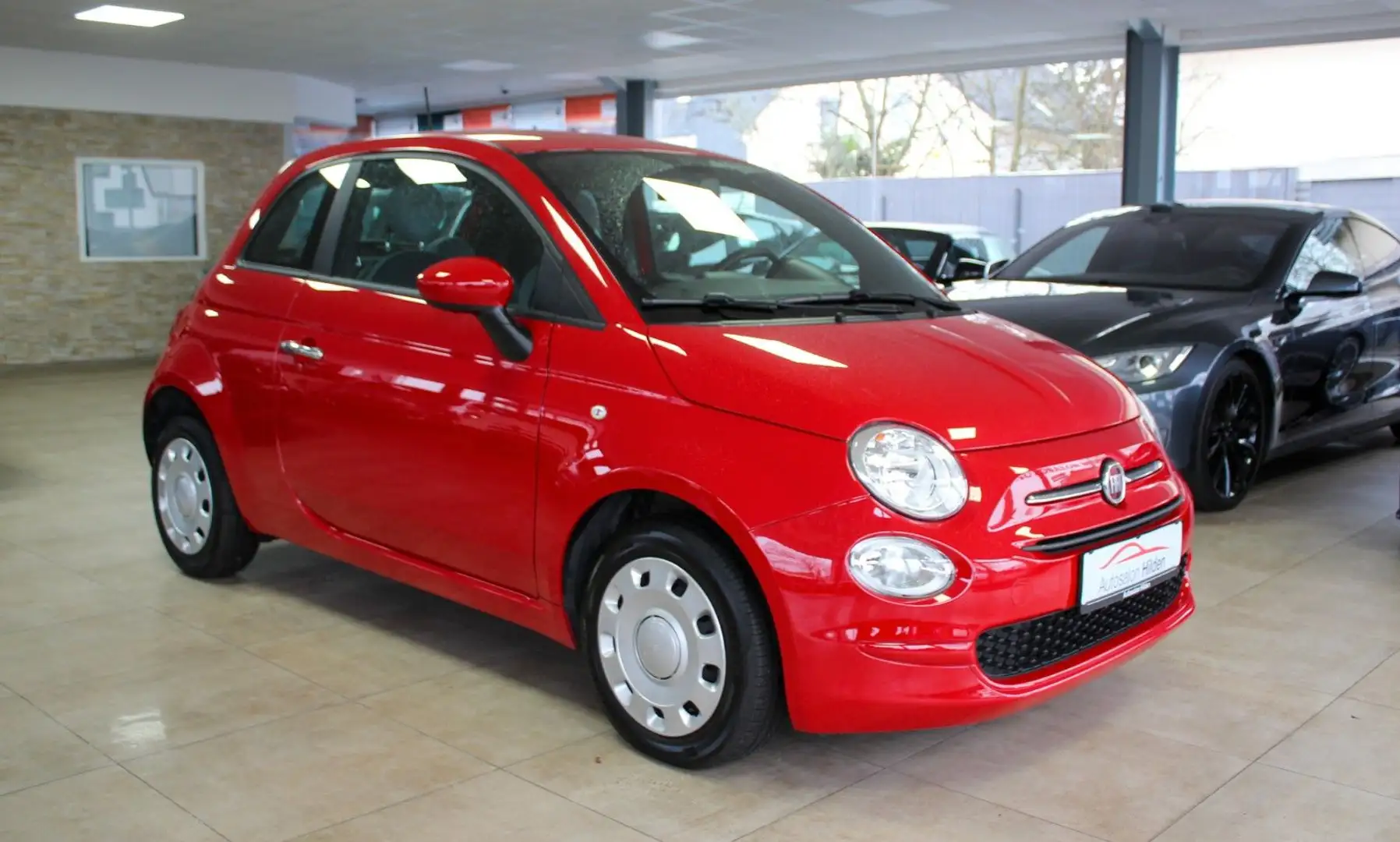 Fiat 500 1.0 Pop Klima 1.Hand TÜV neu Rot - 1