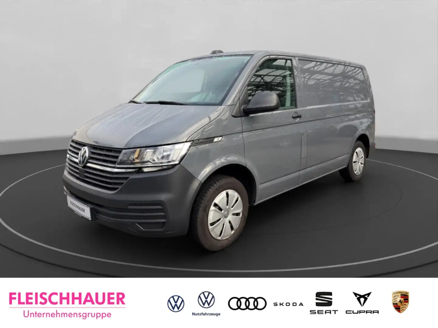 Volkswagen T6.1 Transporter Kasten 2.0 TDI StandHZG Navi Apple CarPlay Android Grau - 1