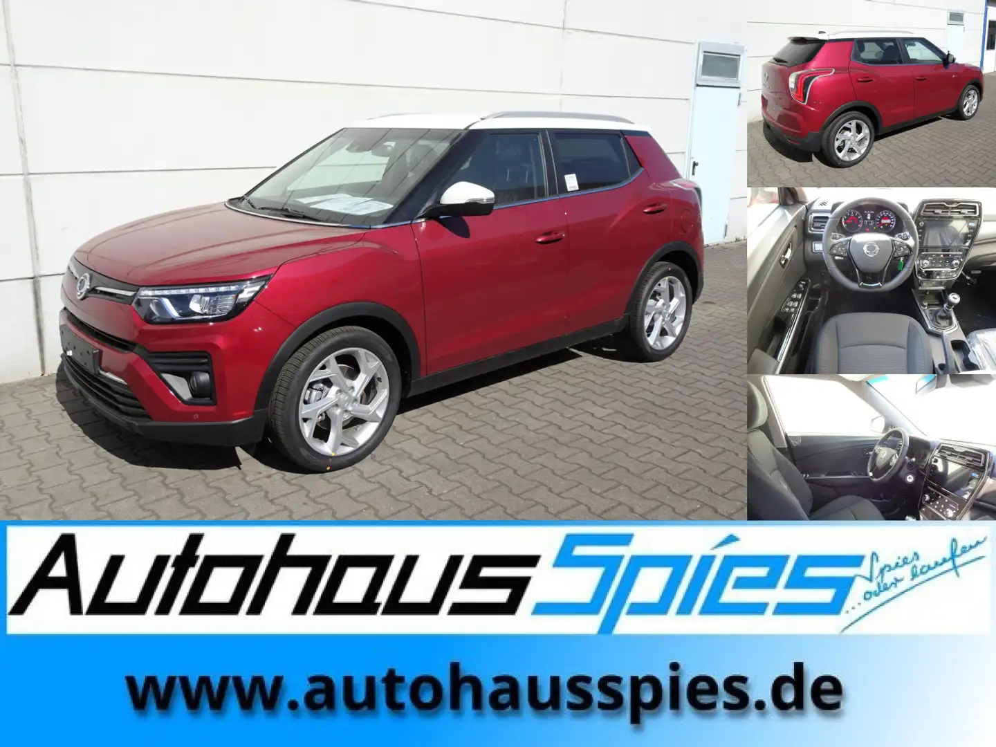 SsangYong Tivoli 1,5 T-GDI Turbo 2WD MT Fizz Navi DAB RKam Red - 1
