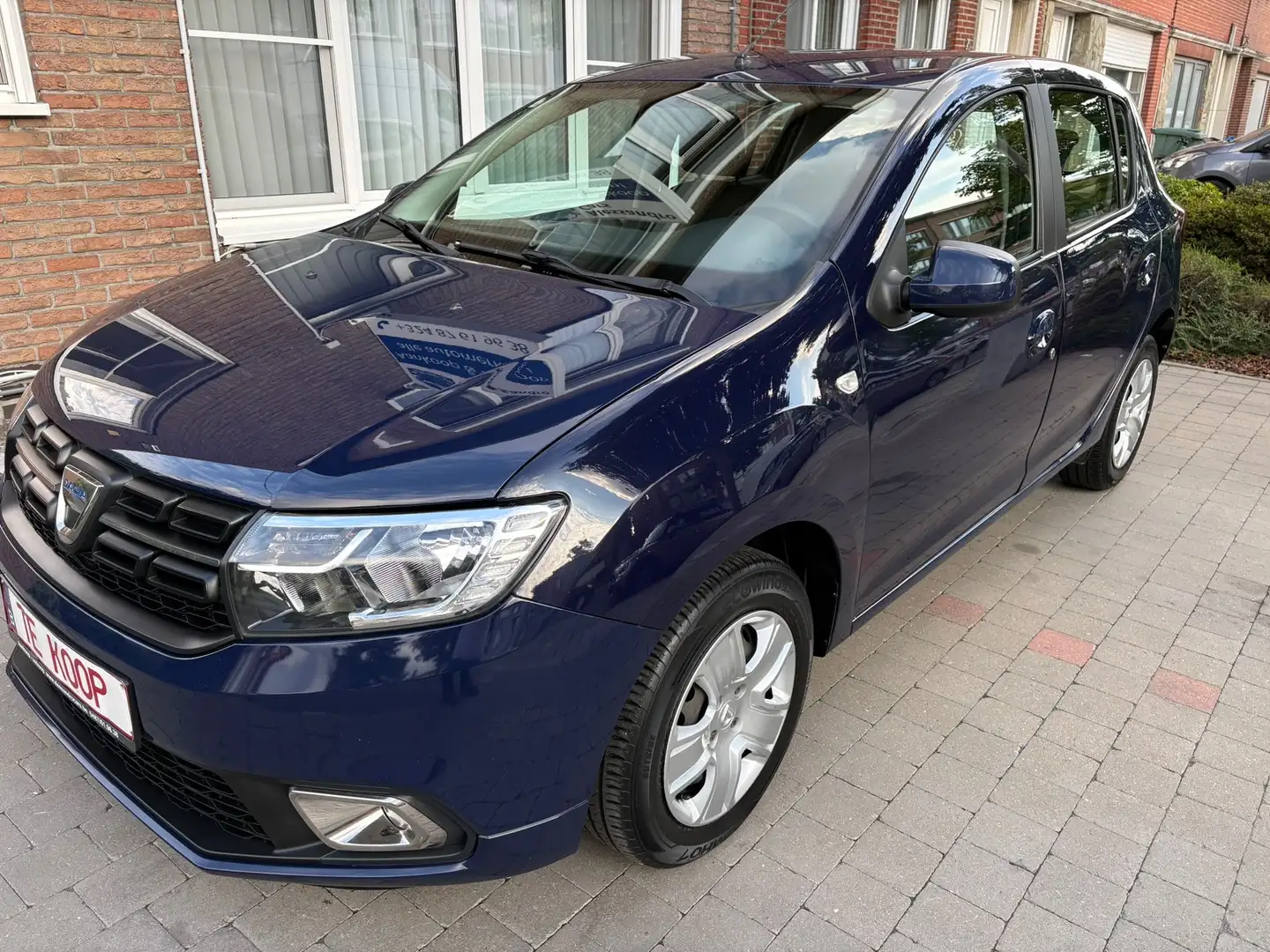 Dacia Sandero 1.0 Sce! Topstaat* Airco* Navi* 69000km* Garantie! Modrá - 2