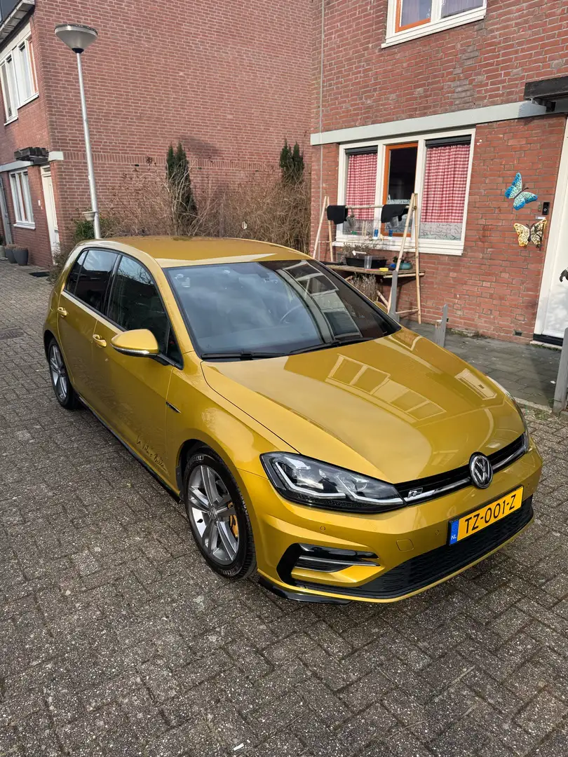 Volkswagen Golf Super mooi unieke golf 7,5R line goudgeel kleur Geel - 1
