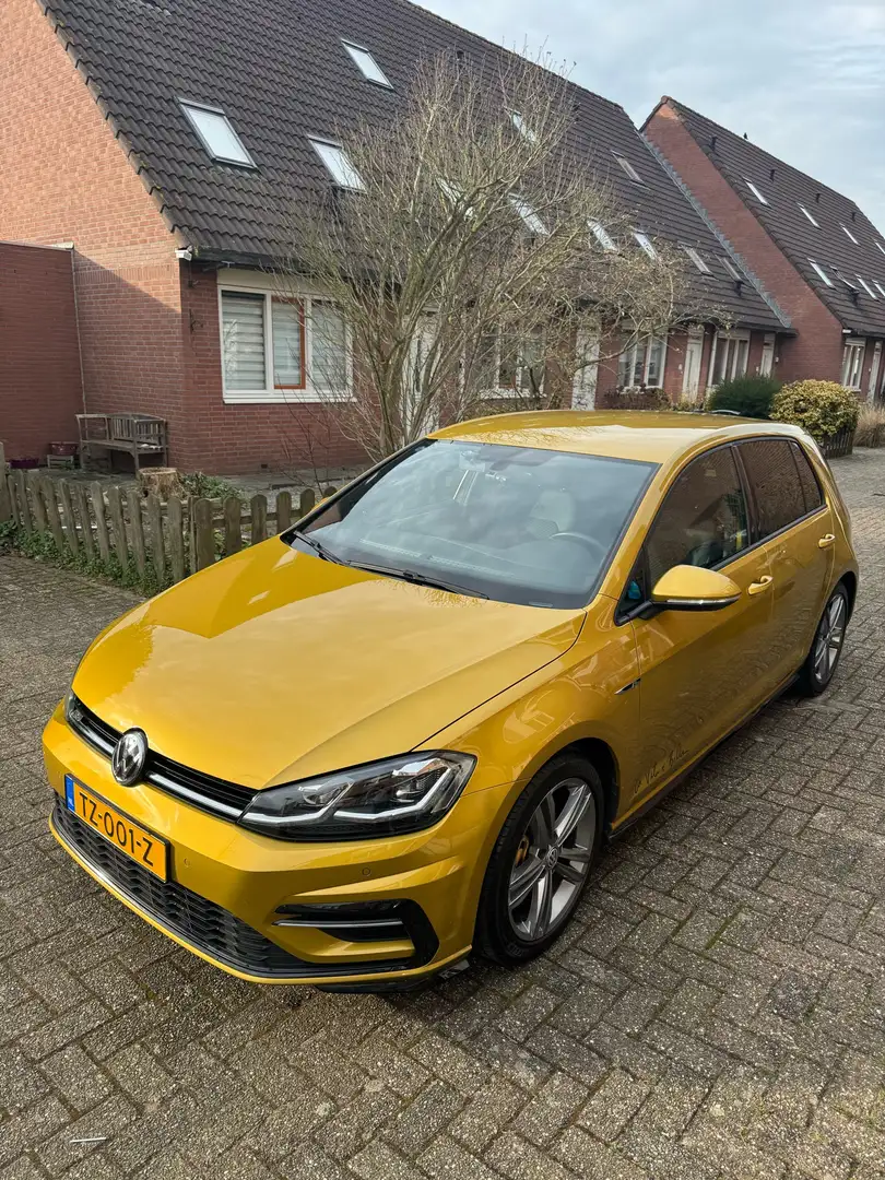 Volkswagen Golf Super mooi unieke golf 7,5R line goudgeel kleur Geel - 2