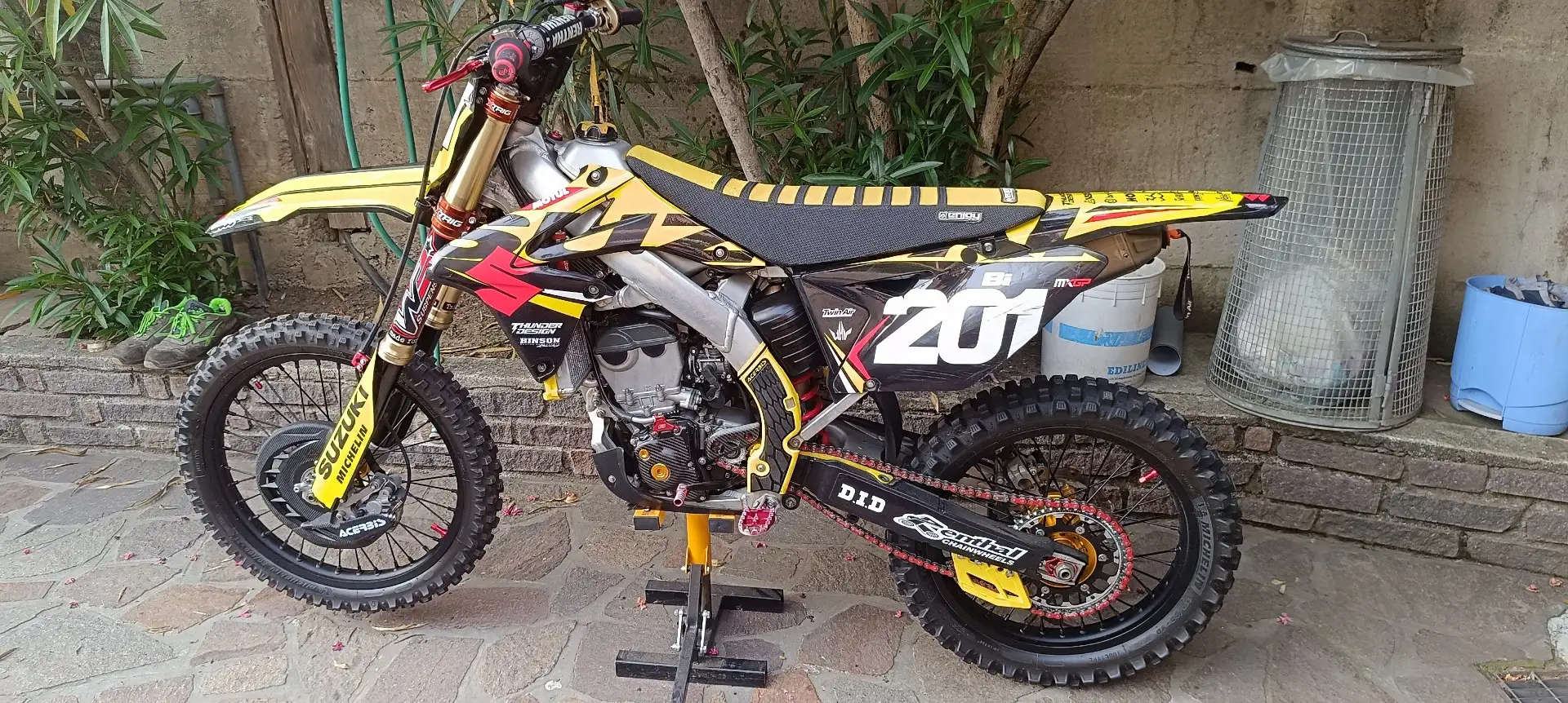 Suzuki RMZ 250 TARGATO Jaune - 1