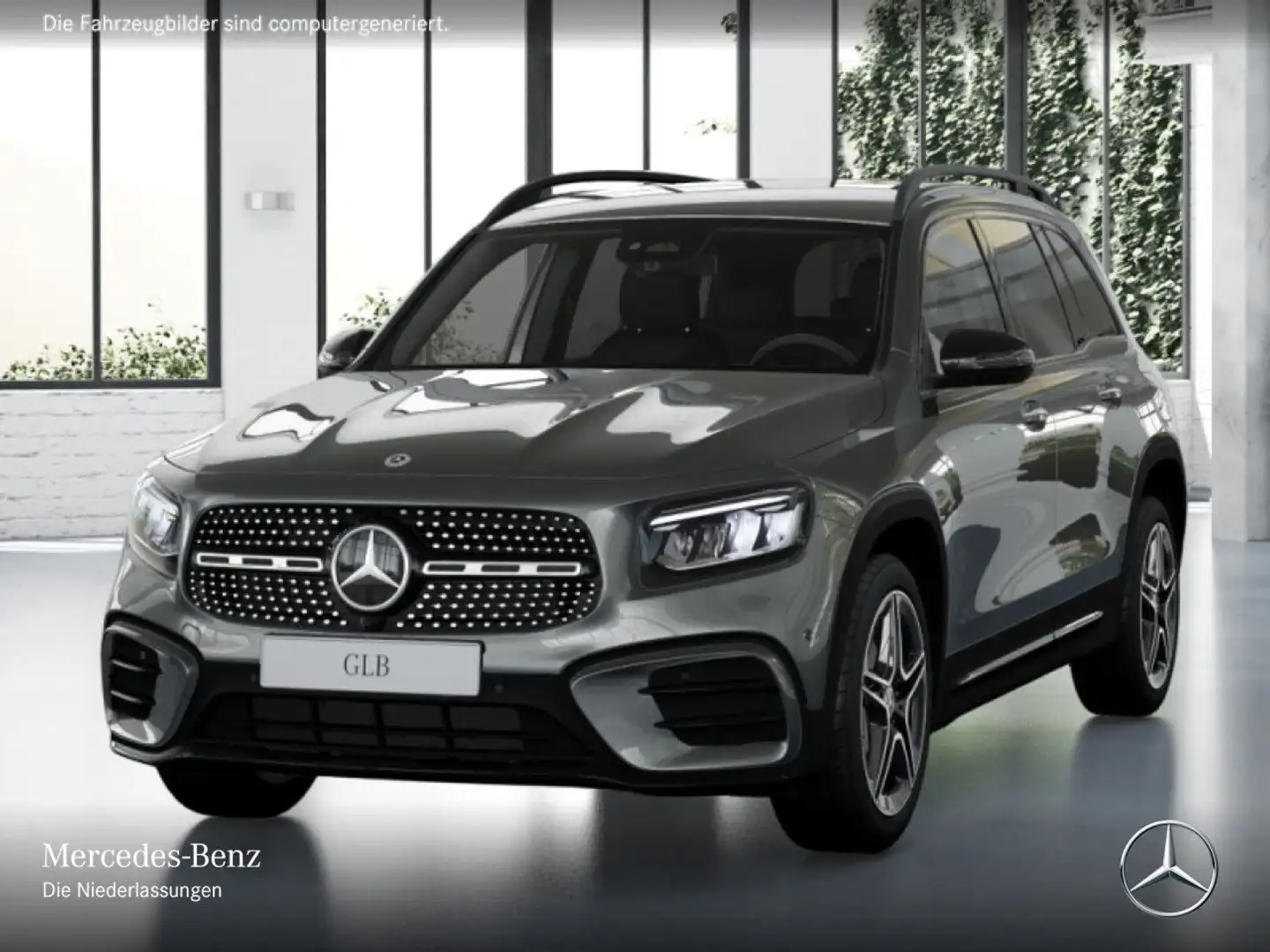 Mercedes-Benz GLB 200 AMG+NIGHT+AHK+LED+KAMERA+19"+TOTW+KEYLESS Grau - 2