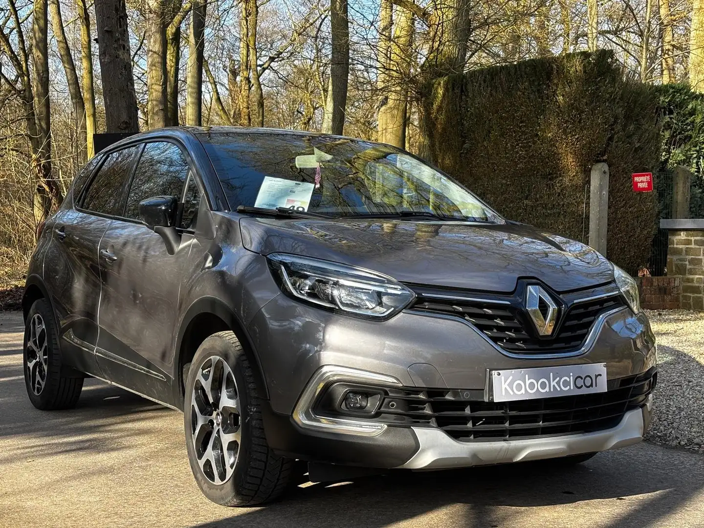 Renault Captur 1.3i 131cv/AC/NAV/CAPT AV-ARR/CAMERA/GARANTIE 1AN Gris - 1