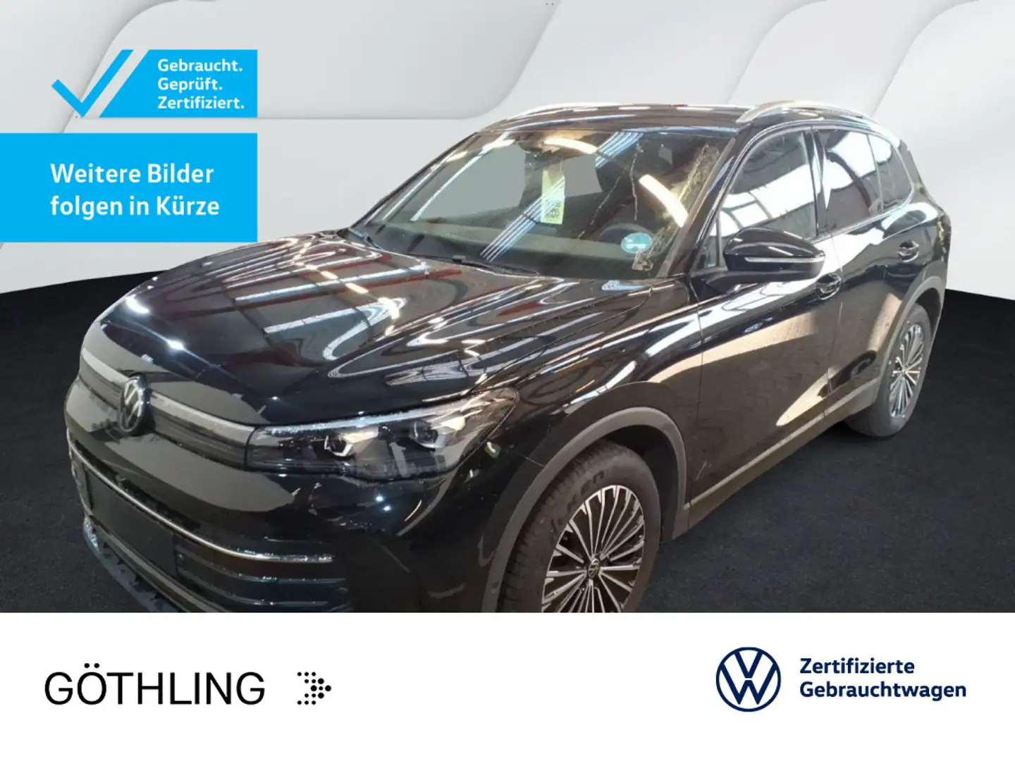 Volkswagen Tiguan GOAL 1.5 eTSI DSG*NAVI*IQ-Light*AHK*360*A Schwarz - 1