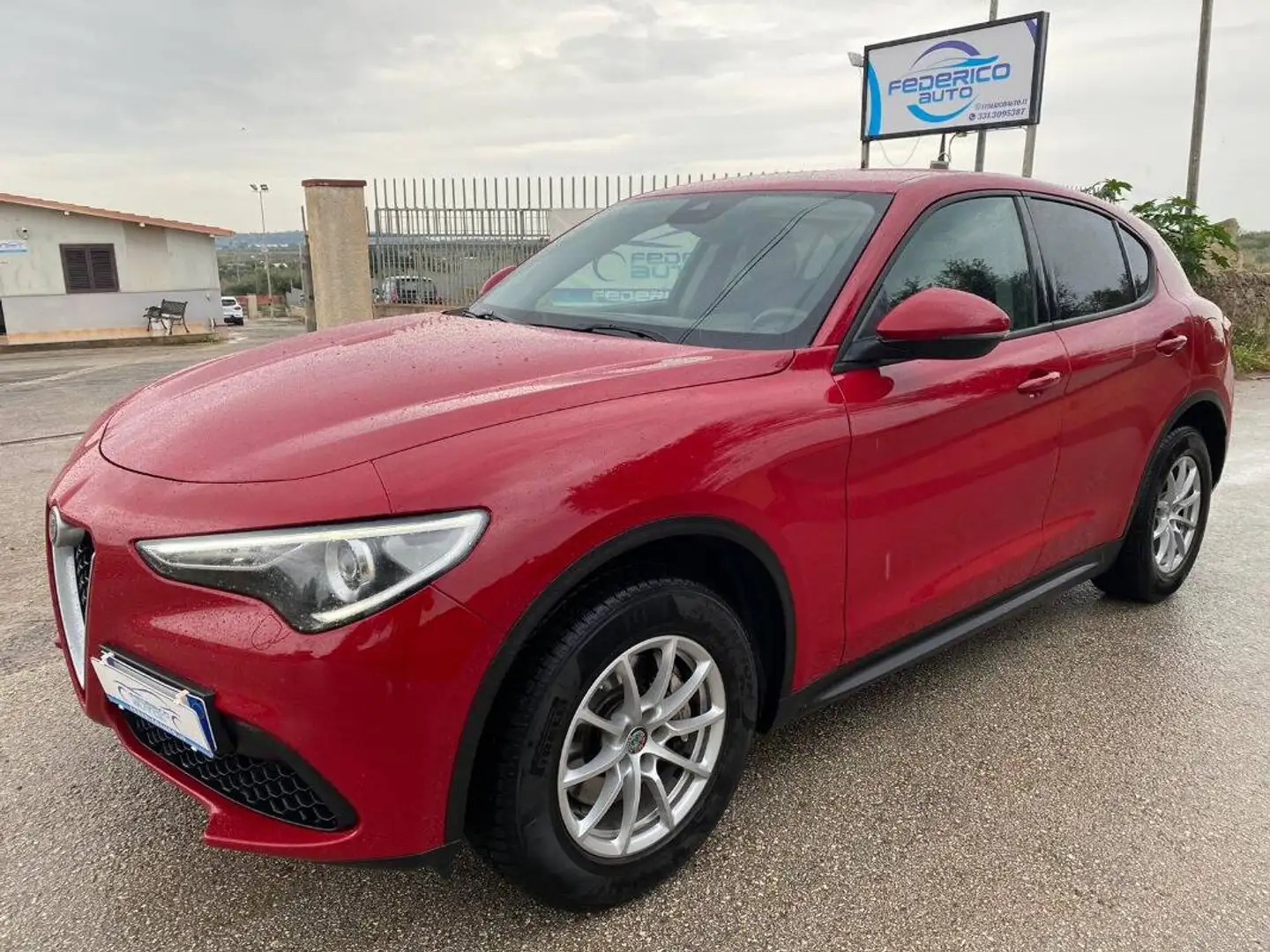 Alfa Romeo Stelvio 2.2 t Business Q4 190cv auto Rosso - 1