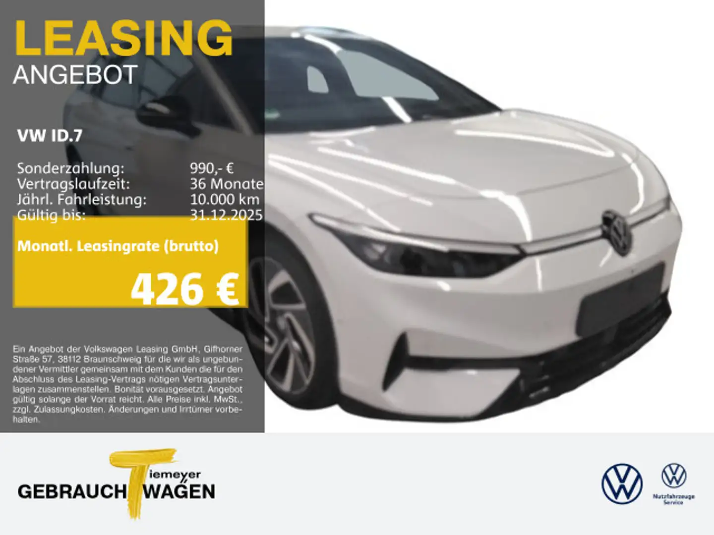 Volkswagen ID.7 Tourer PRO S WÄRMEP AHK IQ.LIGHT DCC Fehér - 1