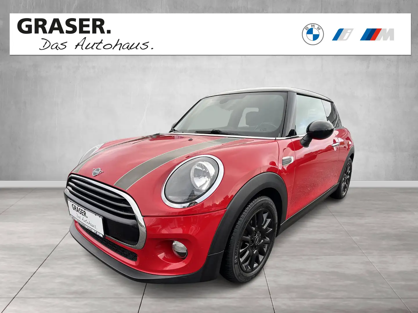 MINI Cooper Hatch Pepper Pano.Dach Navi Klimaaut. Rot - 1