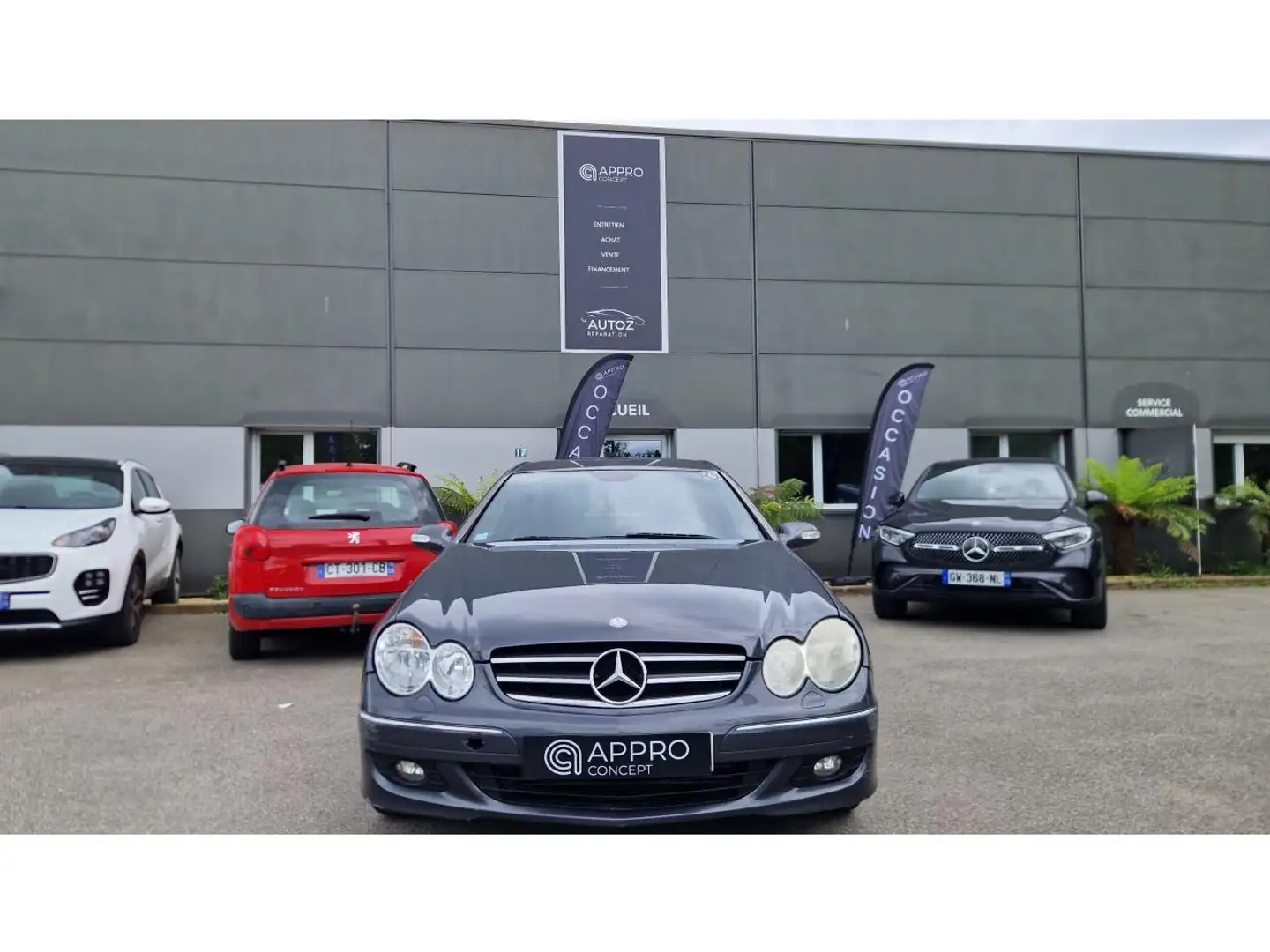 Mercedes-Benz CLK Coupé CLK 220 CDI - BVA COUPE - BM 209 Avantgarde - BVA PHASE 2 Grau - 2