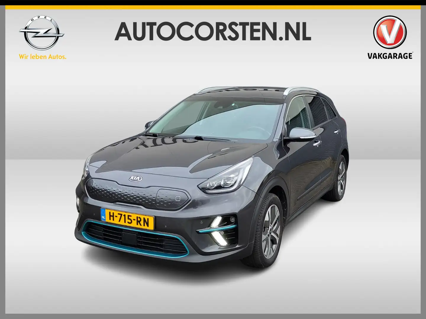 Kia e-Niro ExecutiveLine 64kWh Leer Elek.Stoel+Memory Warmtep Grau - 1