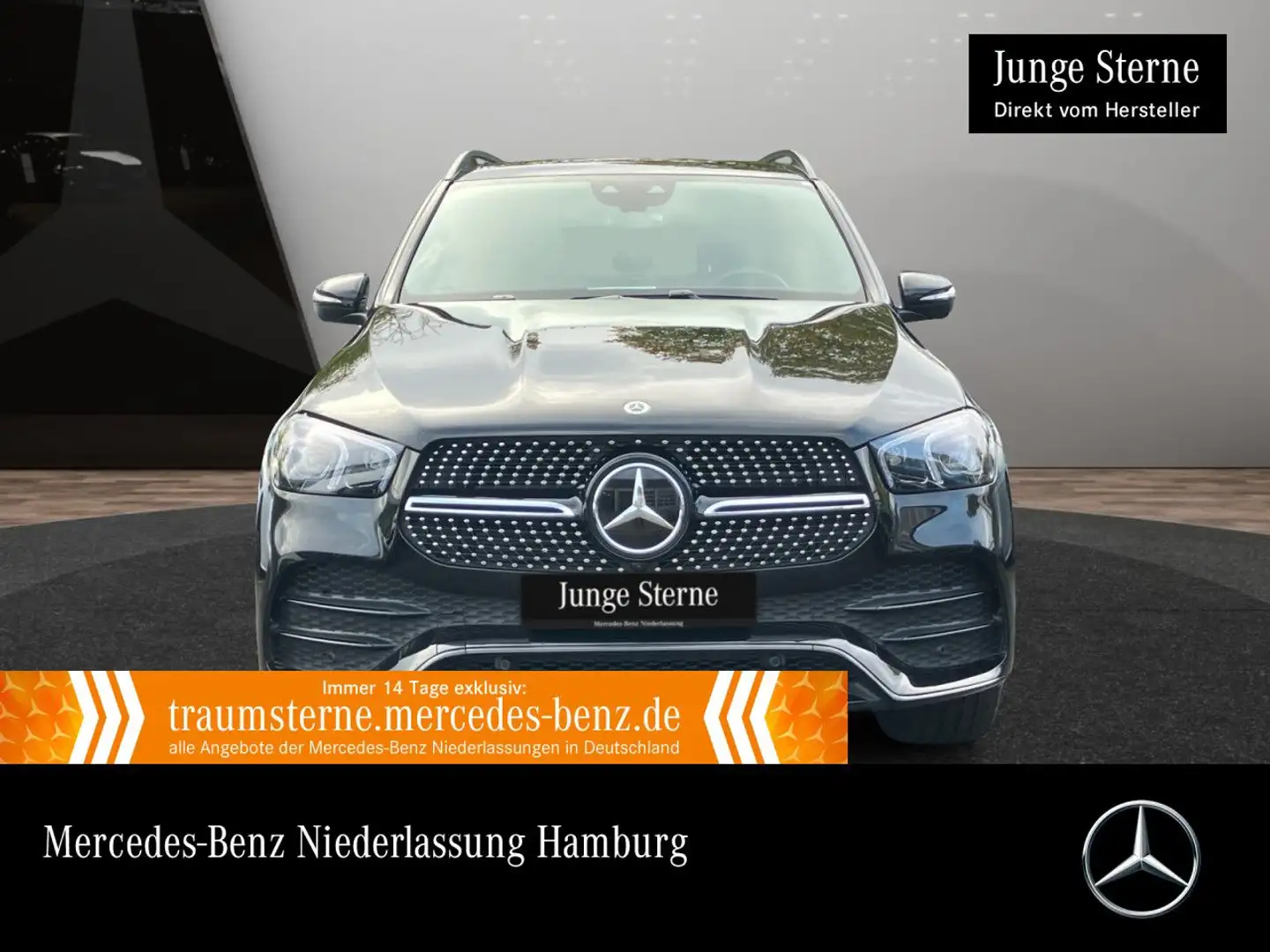 Mercedes-Benz GLE 350 de 4M AMG+NIGHT+PANO+360+AHK+LED+FAHRASS Schwarz - 1
